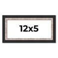 thumbnail image 1 of 12x5 IN Frame Silver Real Wood Picture Frame Width 1.25 Inches | Interior Frame Depth 0.75 Inches |, 1 of 8