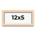 thumbnail image 1 of 12x5 IN Shadow Box Frame Brown | 0.875 Inches Deep Real Wood Contemporary Shadowbox Display Frame |, 1 of 5