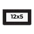 thumbnail image 1 of 12x5 Shadow Box Black Solid Wood Display Picture Frame | 1 Inch Rabbet Depth | | 1.375 Inch, 1 of 4