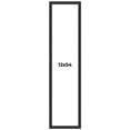 thumbnail image 1 of 12x54 Frame Black Real Wood Picture Frame Width 1.25 Inches | Interior Frame Depth 0.5 Inches |, 1 of 8