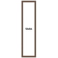 thumbnail image 1 of 12x54 Frame Brown Farmhouse Solid Wood Picture Frame Width 1.5 Inches | Interior Frame Depth 0.5, 1 of 8