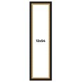 thumbnail image 1 of 12x54 Frame Gold Real Wood Picture Frame Width 2.25 Inches | Interior Frame Depth 0.5 Inches |, 1 of 8