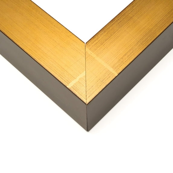 12x54 Frame Gold Solid Wood Shadow Box Width 1.75 Inches | Interior Frame Depth 2 1/2 Inches |