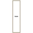 thumbnail image 1 of 12x54 Frame Grey Solid Wood Picture Frame Width 1 Inches | Interior Frame Depth 0.5 Inches |, 1 of 8