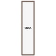 thumbnail image 1 of 12x54 Shadow Box Frame Brown | 1.125 inches Deep Real Wood Rustic Shadowbox Display Frame | UV, 1 of 5