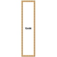 thumbnail image 1 of 12x56 Frame Gold Rustic Solid Wood Picture Frame | 1.25 Inch Wide Moulding | Rustique Gold, 1 of 8