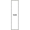 thumbnail image 1 of 12x56 Frame Silver Grey Distressed Solid Wood Picture Frame | 0.75 Inch Moulding Width | Interior, 1 of 8