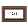 thumbnail image 1 of 12x6 Copper and Brown Real Wood Picture Frame Width 2 inches | Interior Frame Depth 0.5 inches |, 1 of 8