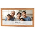 thumbnail image 1 of 12x6 Frame Beige Real Wood Picture Frame Width 1.25 inches | Interior Frame Depth 0.5 inches |, 1 of 8