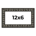 thumbnail image 1 of 12x6 Frame Black-Brown Medieval Solid Wood Picture Frame | 1.5 Inch Moulding Width | Gotham Beveled, 1 of 8