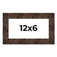 thumbnail image 1 of 12x6 Frame Brown Burl Real Wood Picture Frame Width 1.625 Inches | Interior Frame Depth 0.5 Inches, 1 of 8