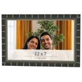 thumbnail image 1 of 12x7 Frame Black Bamboo Solid Wood Picture Frame Width 1.5 Inches | Interior Frame Depth 0.5 Inches, 1 of 8