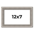 thumbnail image 1 of 12x7 Frame Grey Real Wood Picture Frame Width 1.25 inches | Interior Frame Depth 0.5 inches | Hans, 1 of 8