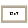 thumbnail image 1 of 12x7 Frame Grey Solid Wood Picture Frame Width 1 Inches | Interior Frame Depth 0.5 Inches |, 1 of 8