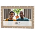 thumbnail image 1 of 12x7 Frame Silver Real Wood Picture Frame Width 1.5 inches | Interior Frame Depth 0.5 inches |, 1 of 8