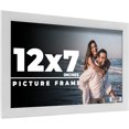 thumbnail image 1 of 12x7 Frame White Real Wood Picture Frame Width 0.75 inches | Interior Frame Depth 0.5 inches |, 1 of 8