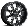thumbnail image 1 of 12x7 Raceline A77 Mamba UTV Satin Black with Machined Spokes Wheel 4x110 (-47mm), 1 of 3