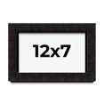 thumbnail image 1 of 12x7 Shadow Box Black Solid Wood Display Picture Frame | 1 Inch Rabbet Depth | | 1.375 Inch, 1 of 4