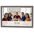 thumbnail image 1 of 12x8 Frame Blue Kingsley Pewter Solid Wood Picture Frame Width 0.75 Inches |Interior Depth 0.5, 1 of 8