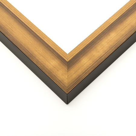 12x8 Frame Gold Solid Wood Picture Frame Width 1.625 Inches | Interior Frame Depth 0.6875 Inches |