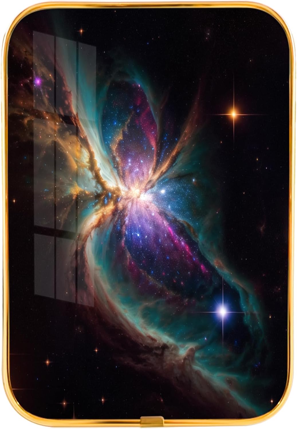 12x8 In Framed Starry Sky Wall Art Decor Fantastic Nebula Galaxy ...