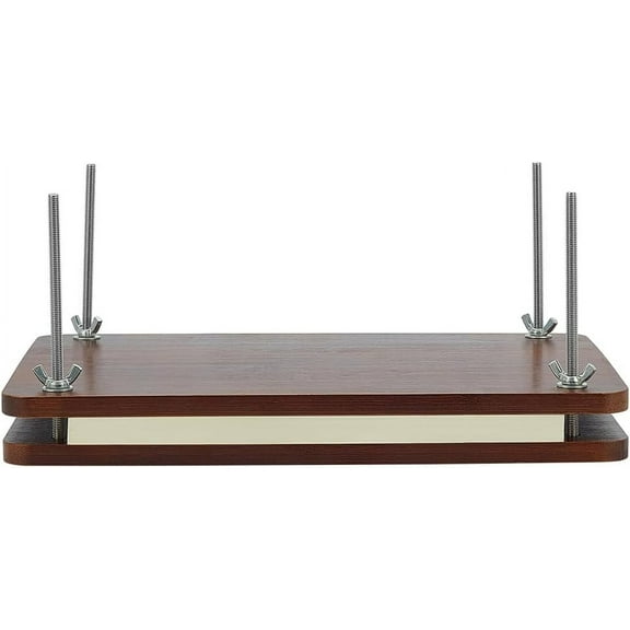 12x8 Inch Wood Book Binding Kits Coconut Brown Portable Book Press Rectangle Book Binding for DIY Bookbinding Books Supplies DIY