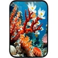 thumbnail image 1 of 12x8 Inches Framed Underwater World Seascape Wall Art Decor with Black Frame and Decorative Blue Sea Ocean Fishes Pictures Print, Modern Home Decor, Crystal Porcelain Painting Wall Decor, 1 of 8