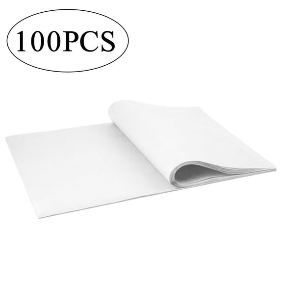 12x8 Parchment Paper (100 sheets) - Unbleached, High Heat, Non-stick, Pre-cut Baking Paper for Quarter Sheet Pans - Great for Baking, Roasting, Wrapping, Dehydrator, and so much more