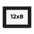 thumbnail image 1 of 12x8 Shadow Box Black Solid Wood Display Picture Frame | 1 Inch Rabbet Depth | | 1.375 Inch, 1 of 4