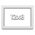 thumbnail image 1 of 12x8 Shadow Box High Gloss White Display Frame | 1.625 Inches Deep | 1 Inch Moulding Width | Solid, 1 of 4