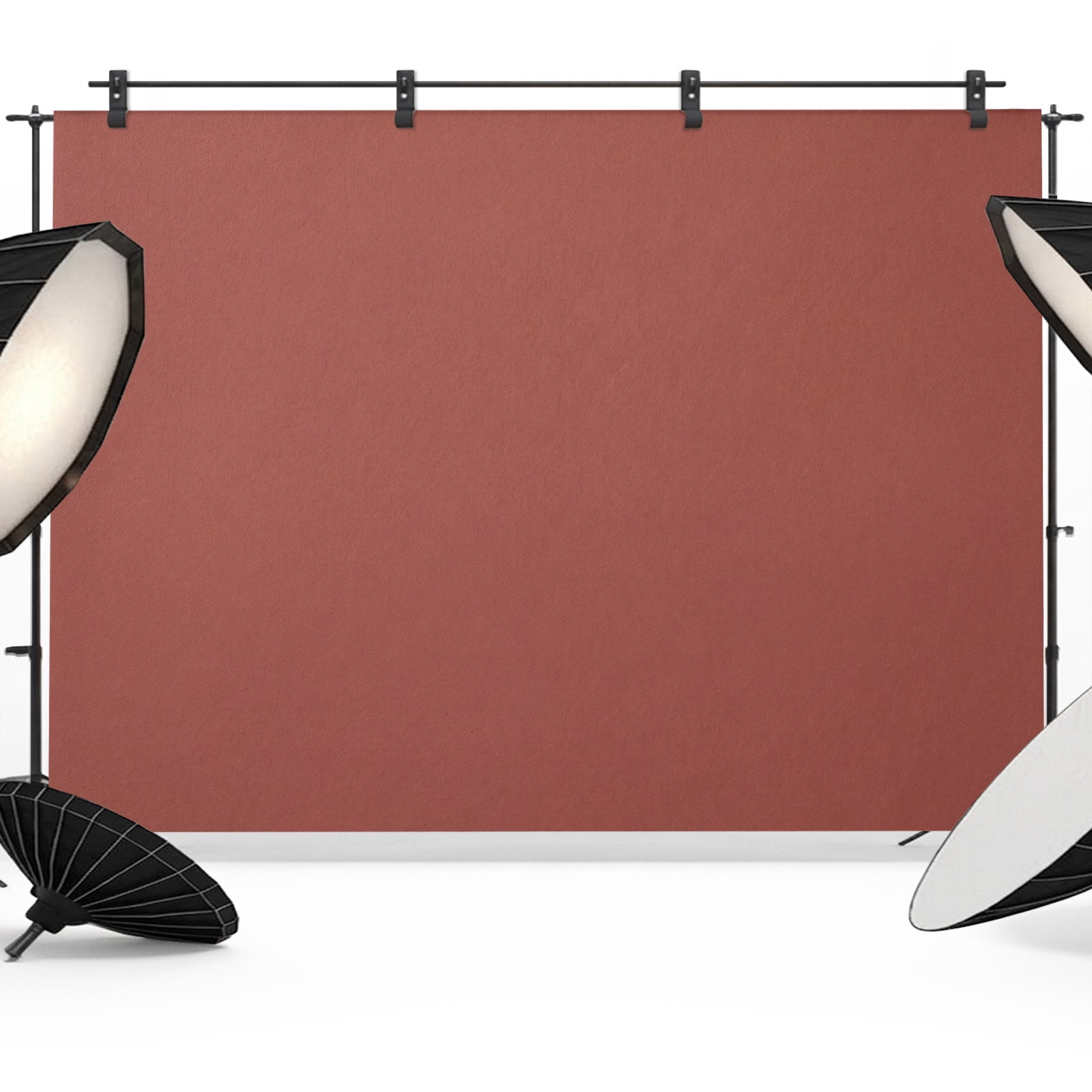 Typical Backdrop 12x8ft Photo Backdrop, Terracotta Solid Color Soft Polyester Backdrop ...