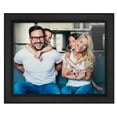 thumbnail image 1 of 12x9 Frame Black Picture Frame - Complete Modern Photo Frame Includes UV Acrylic Shatter Guard Front, Acid Free, 1 of 8