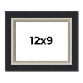 thumbnail image 1 of 12x9 Frame Black Real Wood Picture Frame Width 2.25 Inches | Interior Frame Depth 0.5 Inches |, 1 of 8