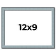 thumbnail image 1 of 12x9 Frame Blue Scuffed Farm Board Solid Wood Picture Frame Width 0.75 Inches | Interior Depth 0.5, 1 of 8