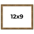 thumbnail image 1 of 12x9 Frame Gold Kingsley Distressed Solid Wood Picture Frame Width 0.75 Inches | Interior Frame, 1 of 8