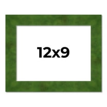 12x9 Frame Green Burl Solid Wood Picture Frame | 1.75 Inches Moulding Width | Interior Frame Depth