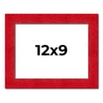 thumbnail image 1 of 12x9 Frame Red Burl Solid Wood Picture Frame Width 1.75 Inches | Interior Frame Depth 0.5 Inches |, 1 of 8