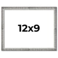 thumbnail image 1 of 12x9 Frame Silver Picture Frame - Complete Modern Photo Frame Includes UV Acrylic Shatter Guard, 1 of 8