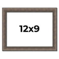thumbnail image 1 of 12x9 Frame Silver Real Wood Picture Frame Width 1.25 Inches | Interior Frame Depth 0.5 Inches |, 1 of 8