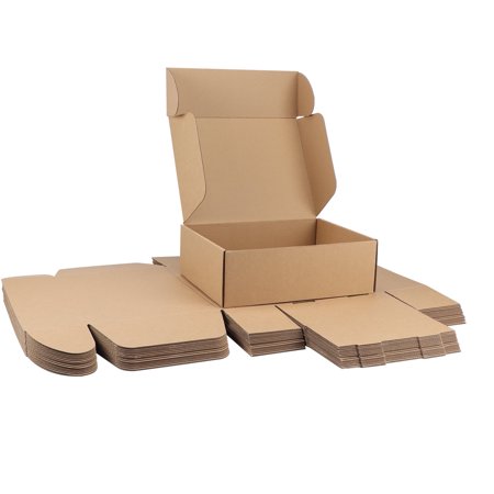 12x9x4 Brown Shipping Box Set of 20, Mailer box and Gift box for Packing