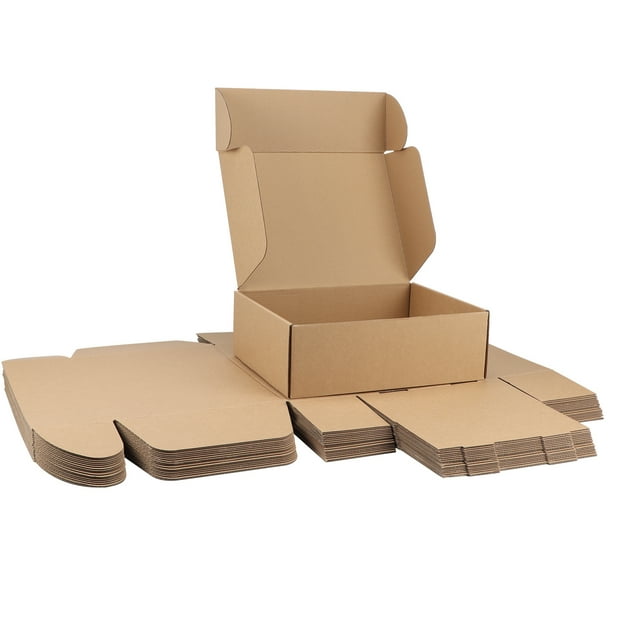 12x9x4 Brown Shipping Box Set of 20, Mailer box and Gift box for