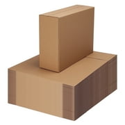 CRUGLA 40 Pack 12x4x9 inches Shipping Boxes Small Cardboard Boxes for Packing, Moving, Mailing, Brown