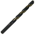 thumbnail image 1 of 13.00mm HSS Black & Gold KFD Split Point Jobber Length Drill Bit, Killer Force Drill Bit, KFDMM13.00, 1 of 8