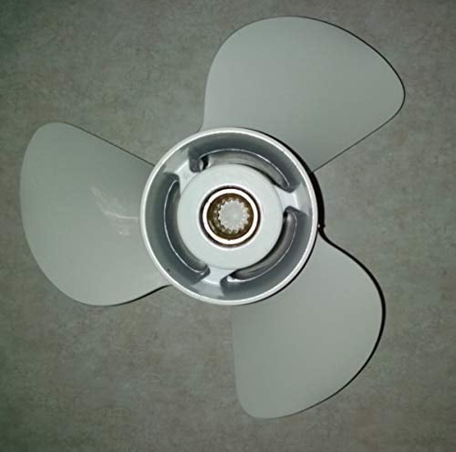 13.5x15 Aluminum Outboard Propeller For Yamaha 50-130 HP - Replacement For 6E5-45947-00-EL, 3-Blade Right Rotation - View #6