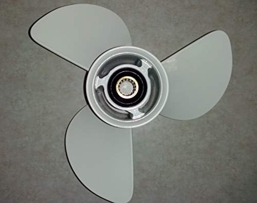 13.5x15 Aluminum Outboard Propeller For Yamaha 50-130 HP - Replacement For 6E5-45947-00-EL, 3-Blade Right Rotation - View #4