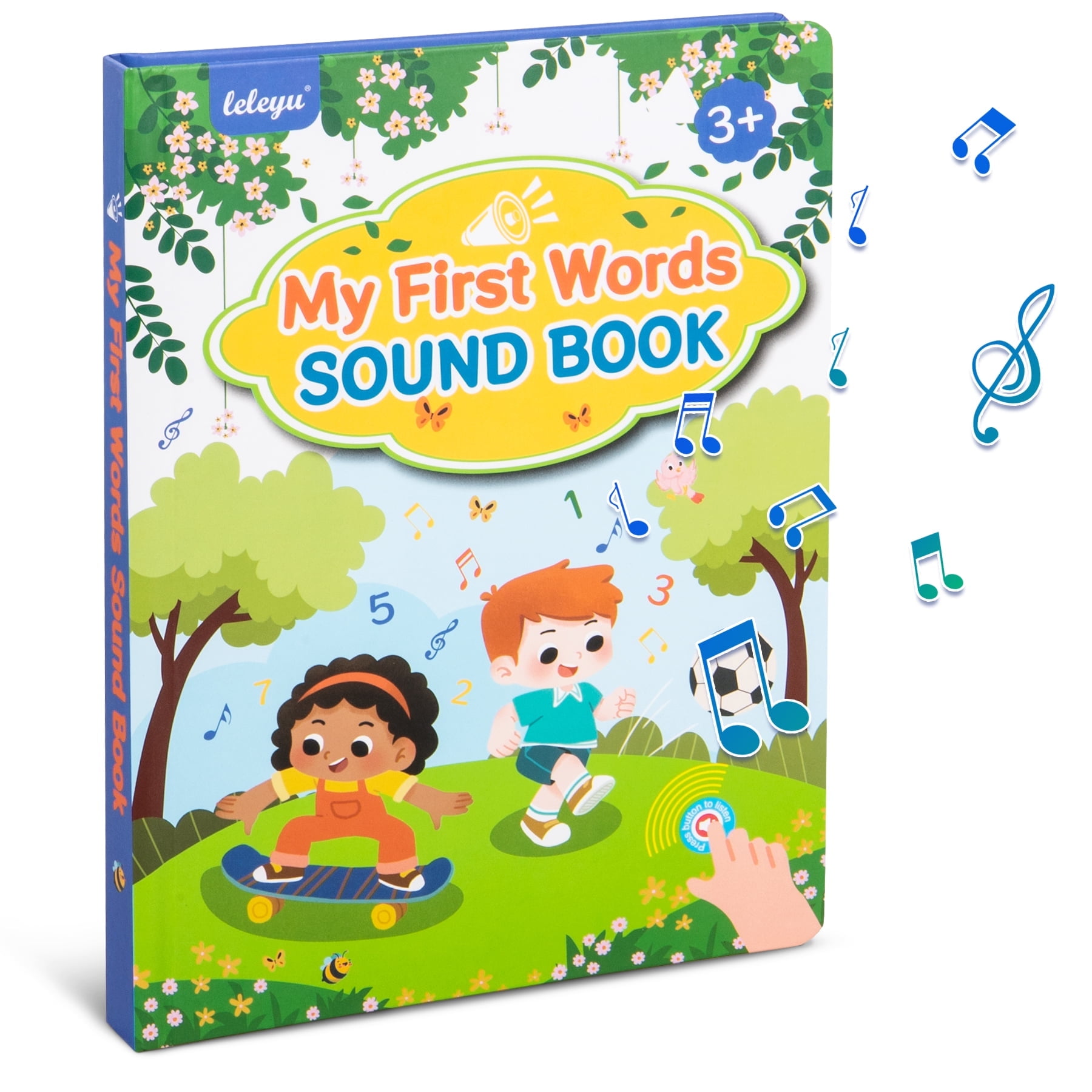 13 IN 1 Toddler Learnig Audio Books, 300+ Words Books, Nursery Rhyme Books, Interactive Sound Books, Talking & Musical Books for Boys & Girls, Educational Toys for Kids 2-6