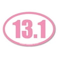 thumbnail image 1 of 13.1 Half Marathon Pink Oval Magnet, 1 of 1