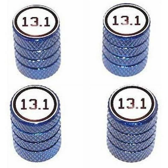 13.1 Half Marathon Running Jogging Tire Rim Wheel Aluminum Valve Stem Caps, Multiple Colors