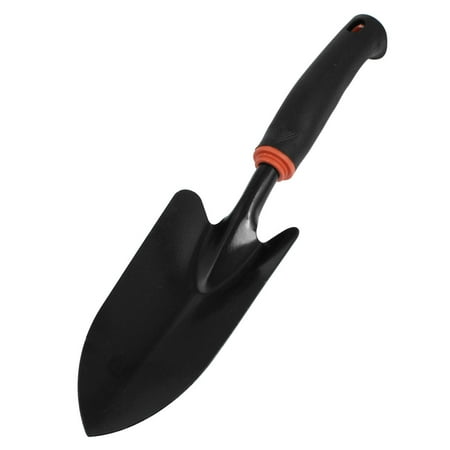 Unique Bargains Metal Gardening Hand Tool Digging Trowel Shovel, Black