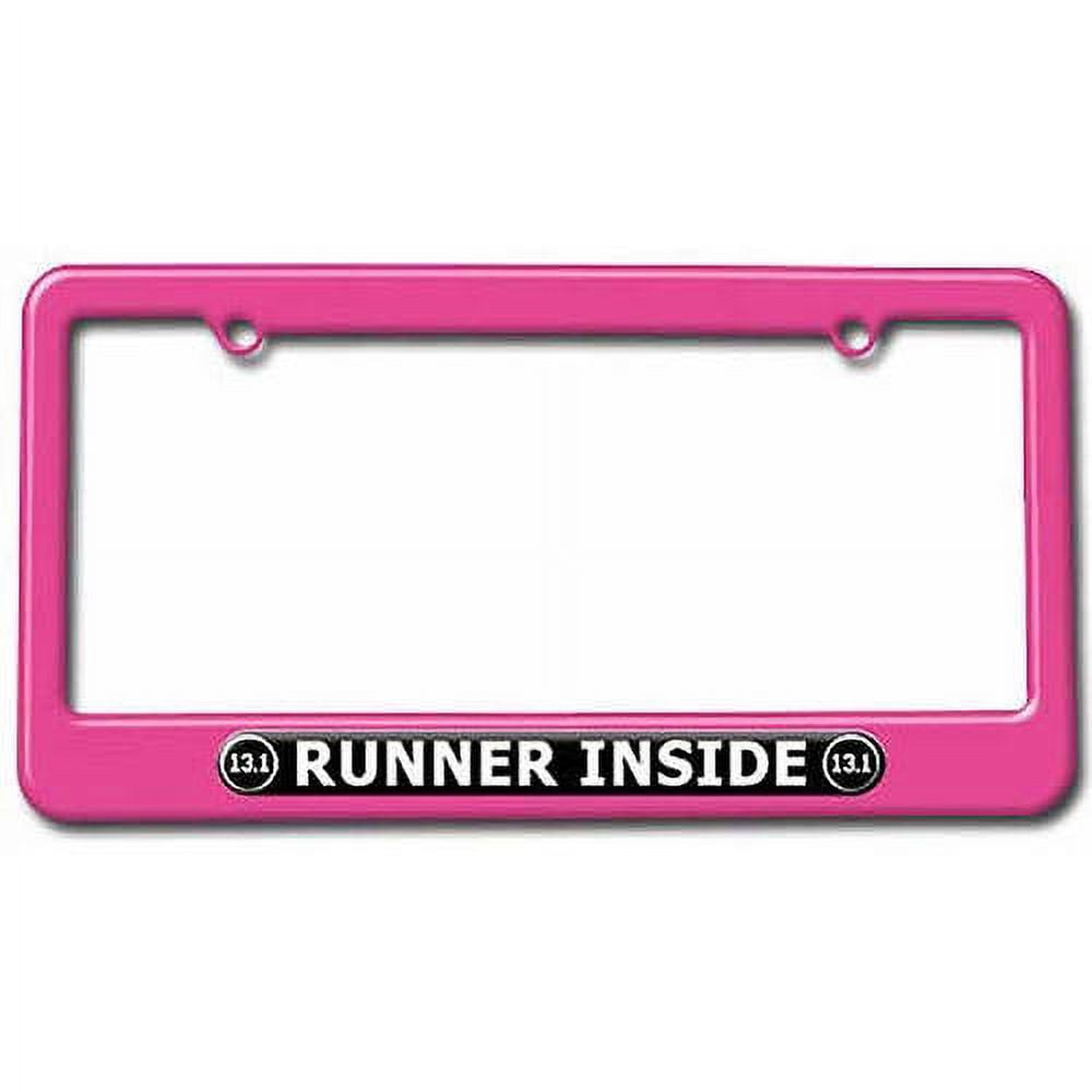 13.1 Runner Inside License Plate Tag Frame Multiple Colors Walmart